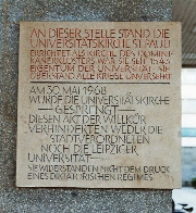 Foto Universitätskirchdenkmal