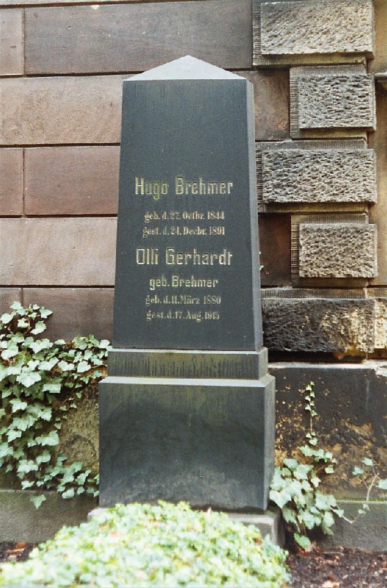 Foto Grabstelle Hugo Brehmer